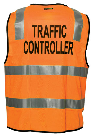 Safety Vest (Traffic Controller) (Orange) 