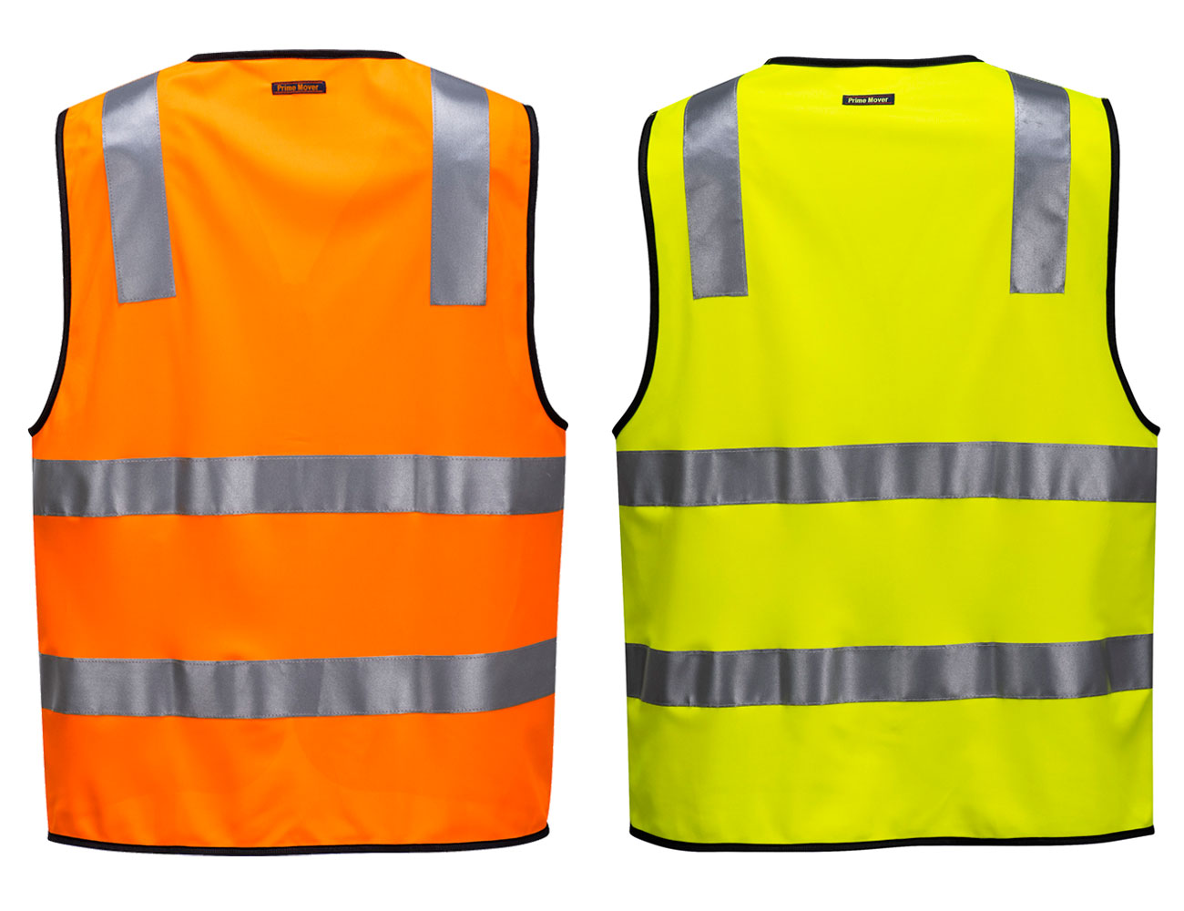 Vest – Polyester TRAFFIC CONTROLLER Print Prime Mover Zip Front