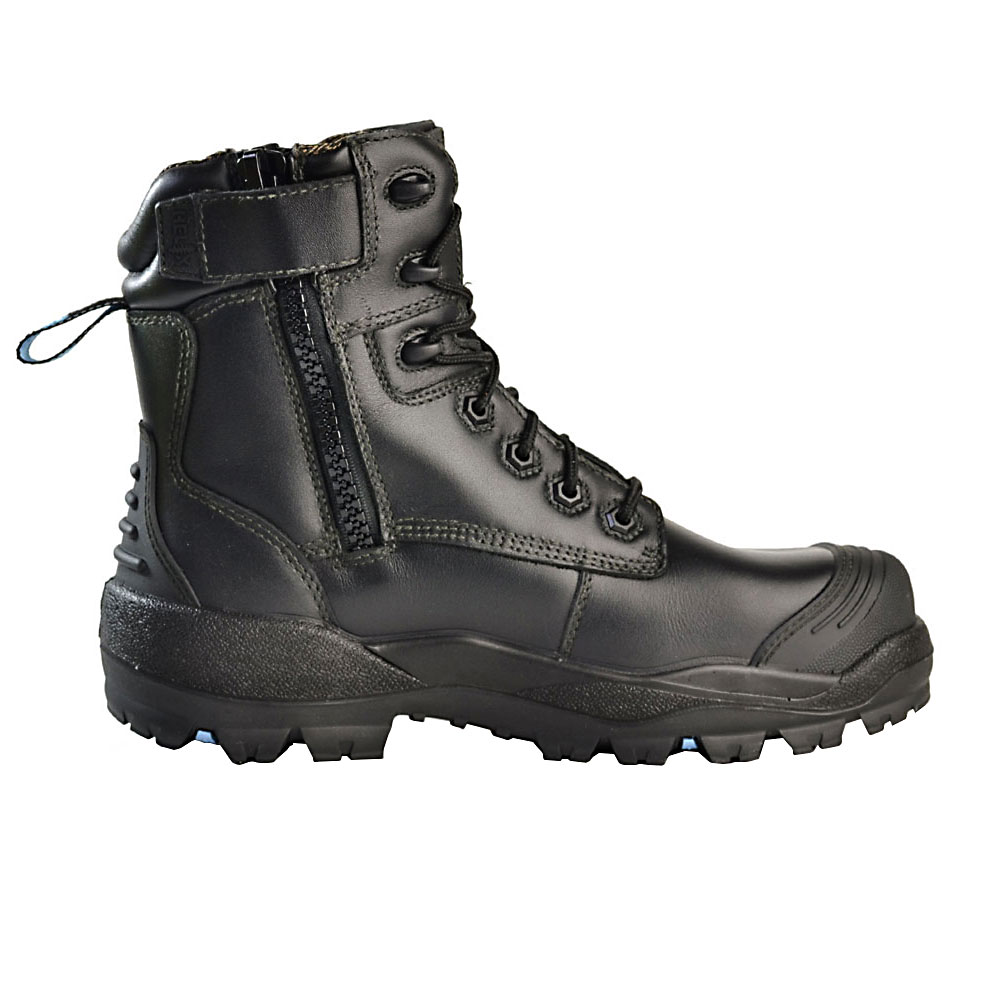 Boot - Safety Mens Bata Longreach Ultra 804-66029 Zip/Lace Composite ...