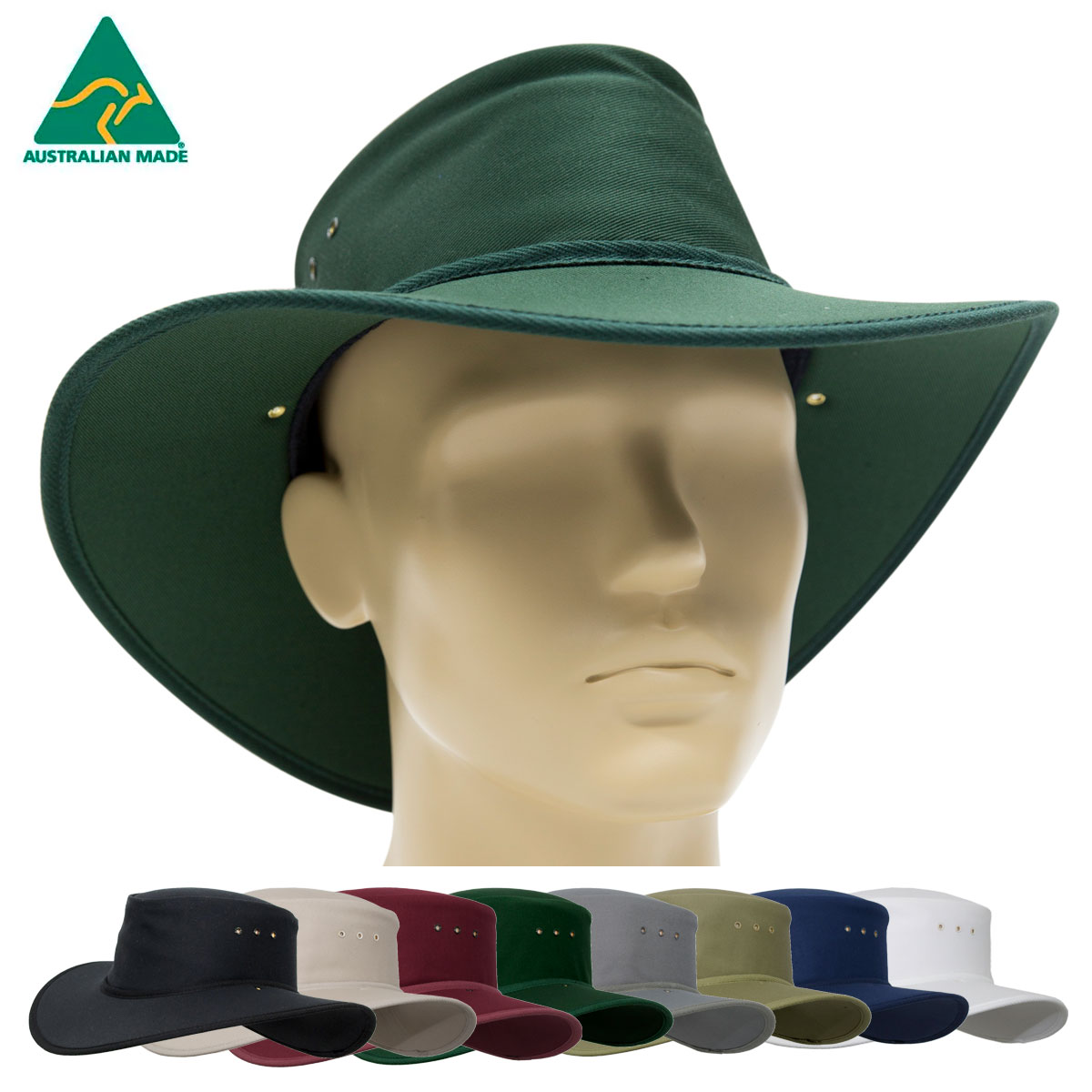 Hat - Nullarbor Standard Cotton Drill Gusset & Brim - SafetyQuip