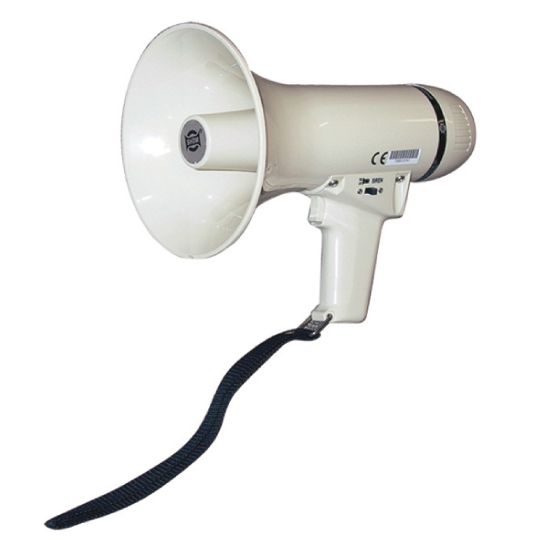 . Megaphone - with siren