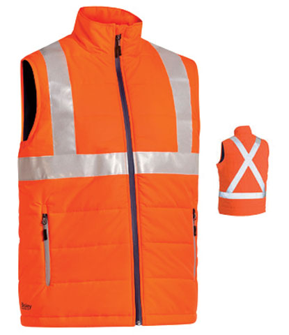 Quilted hi on sale vis vest